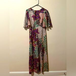 Topshop Floral Maxi Dress